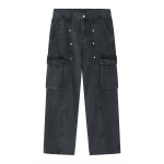 Men's Jeans Work Clothes Hip-hop Loose Vintage Trousers