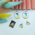 Cartoon Series Alloy Headwear Pendant Keychain Accessories