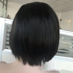 Wig Headgear Bob Wigs Real Hair Semi-woven Short Straight Hair