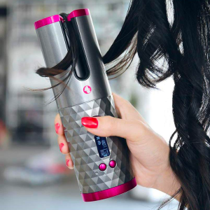 Charging automatic wireless curling iron