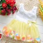 Summer Children's Wear Girl 2021 New Petal, Korean Dress, Baby Dress Dress