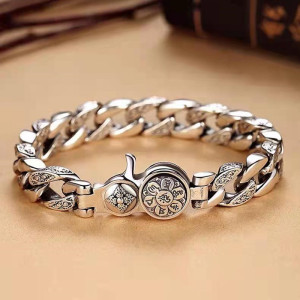 Men's Rotatable Pure Six-character Mantra Bracelet