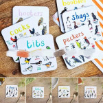 Bird Pun Coasters Fun Square Drink Coaster For Children Wooden And PVC Cup Mats Home Kitchen Decor