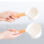 Pet Food Spoon With Bamboo Handle