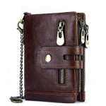 Large Capacity Snap Back Zipper Wallet