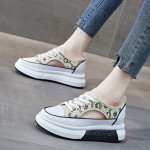 Women's Casual Canvas Shoes With Thick Soles