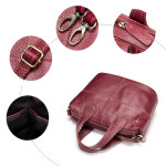 New Women's Bag Women's Leather Handbag Shoulder Messenger Bag