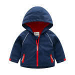 Boys' Hooded Autumn Clothing Children's Fleece Jacket