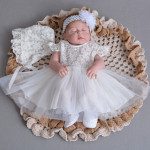 Cross border summer, light and breathable baby princess dress, baby dress, lace dress, full moon baby yarn skirt