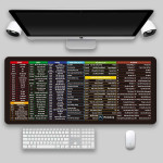 Shortcut Key Mouse Pad Oversized Thickened Desk Keyboard Pad