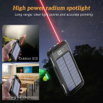 Solar Power Bank 20000mAh 4 USB Backup External Battery Charger For Cell Phone