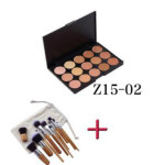 11 Unids Manija Cepillos 15 Color Antiojeras Neutral Paletas Contorno Crema Kit Cara Cosmetica Eyeshadow Cosmeticos Smrp