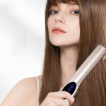 Negative ion electric splint for straight hair comb