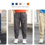 Boys' Casual Pants Spring And Autumn Decoration Body