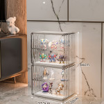 Acrylic Clear Glass Household Building Block Shelf