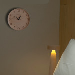 Nordic Beech Wood Simple, Concise, Warm And Versatile Silent Wall Clock