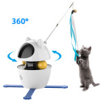 New Cat Toy Automatic Smart Cat Stick Spill Ball Set