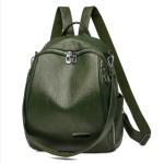 Women's Fashionable High-capacity PU Backpack