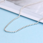 S925 Silver Fashion Ball Bead Chain All-matching