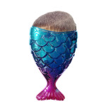 European And American New Single Mermaid Foundation Brush