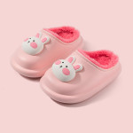 Boy's Home Waterproof Indoor Female Baby Winter Non-slip Kids Cute Plush Slippers