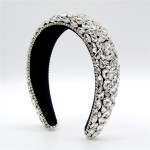 Ladies Fashion Wide Brim Rhinestone Headband