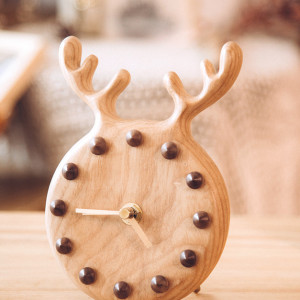 Nordic Solid Wood Simple Wall Clock Pendulum