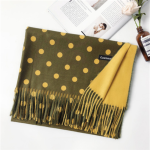 Autumn And Winter Warm Polka Dot Cashmere Scarf