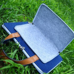 Fashion Felt Laptop Bag Multicolor Handheld