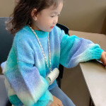 Parent-child Sweater High-end Western-style Sweater Coat