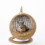 Woven Round Cat Litter Pet Bed Hanging Basket