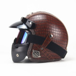 Four Season Vintage Helmet Leather Personality