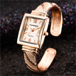 Metal Texture Square Bracelet European and American Fashion Women's Watch