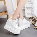 Super High Heel Round Toe Embroidered Canvas Women's Fashion Shoes