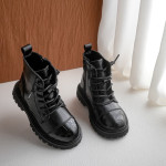 Children's Martin Boots Leather Shoes High Tops