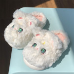 Cute Soft-soled Plush Moon Shoes