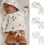 Newborn Split Clothes Pure Cotton Baby Pajamas