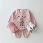 Autumn And Winter Children Sweater Casual Long-sleeved Two-piece Set