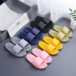 Home Plastic Couple Hotel Slippers