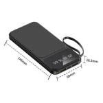 Portable Power Bank 2 USB LED Fast Charger Battery Suitable For Mobile Phones