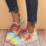 Tiedyed Flying Mesh Casual Sneakers