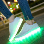 Luminous Shoes Usb Charging Led Flash Shoes Luminous Women's Shoes