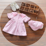 0-3 year old girl's dress, girl's new summer short sleeved princess skirt, baby's clothes for 396