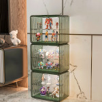 Acrylic Clear Glass Household Building Block Shelf