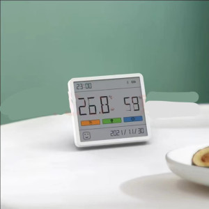 Clock Hygrograph All Portable Power Off Memory Can Be Pasted Can Stand