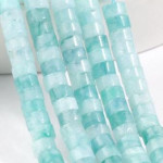 Jade Crystal Right Angle Wafer Scattered Beads