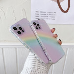 Side Rainbow Transparent Phone Case