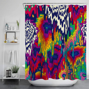 Digital Print-free Bathroom Curtain