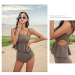 Ladies split swimsuit