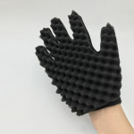 Black Sponge Gloves Comb Perm